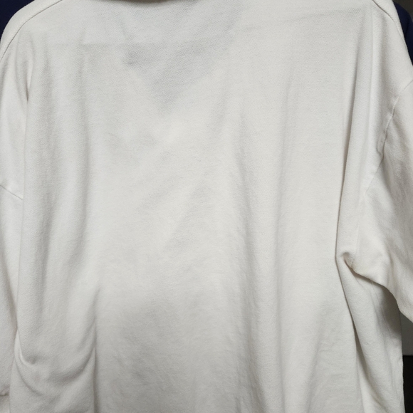 Polo by Ralph Lauren Classic White Polo with Pink Emblem - Picture 5 of 6